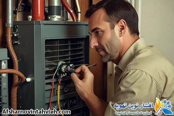 قیمت نصب پکیج بوتان در باغ خزانه